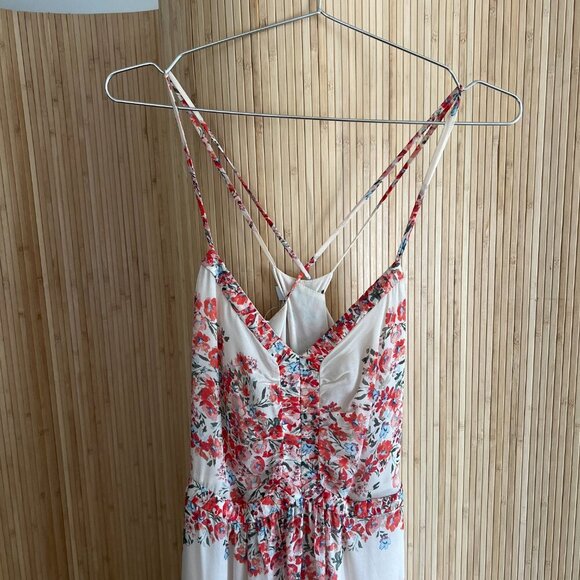 Intermix Floral Silk Dress - Picture 3 of 7